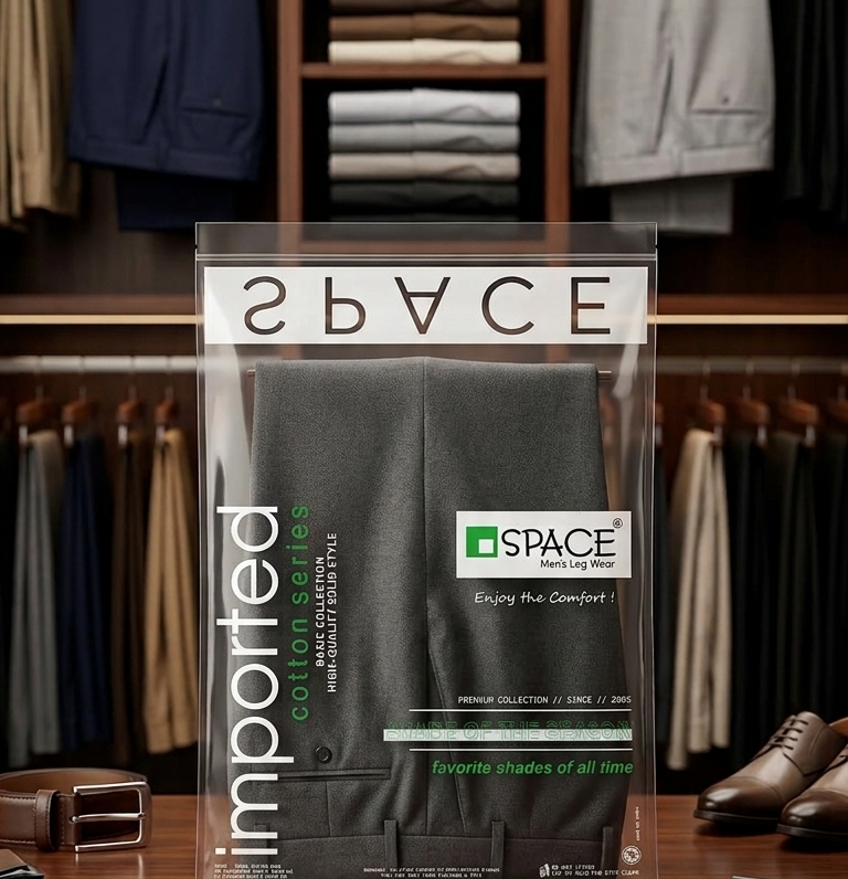 Premium garment packaging pouch