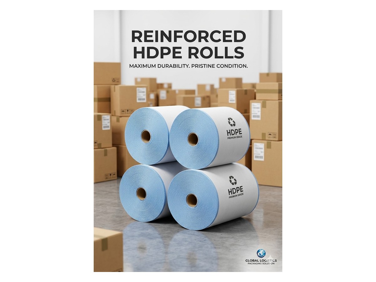 Printed & Plain HDPE / PP Rolls - real product photo