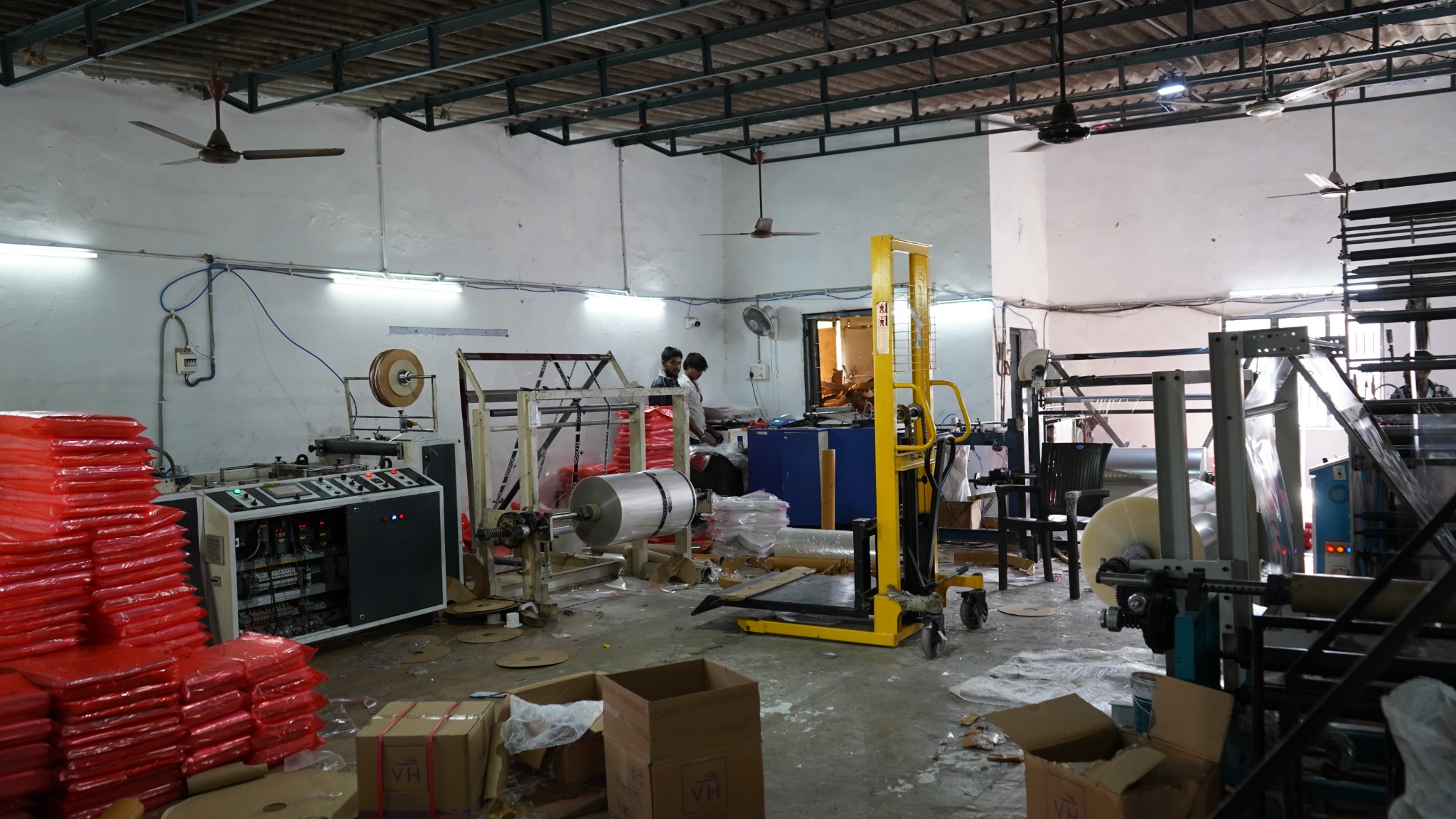 Our manufacturing facility and operational factory setup